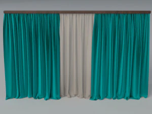curtains - part - 2 - 22 pieces 3D Model