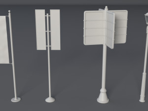 Street collection 1 - 60 pieces 3D Модель