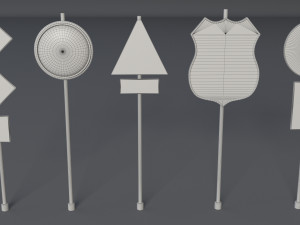 Street collection 1 - 60 pieces 3D Модель