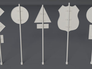 Street collection 1 - 60 pieces 3D Модель