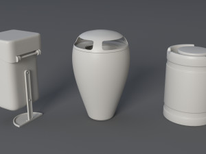 street collection 2 - 60 pieces Modèle 3D