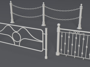 street collection 2 - 60 pieces Modèle 3D