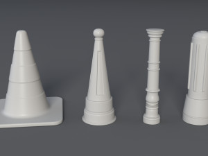 street collection 2 - 60 pieces Modèle 3D