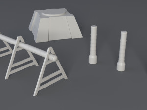 street collection 2 - 60 pieces Modèle 3D