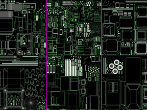 wall electric props 1 - 20 pieces Modello 3D
