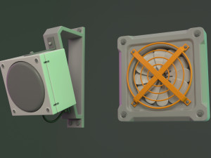 wall electric props 1 - 20 pieces Modello 3D