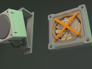 wall electric props 1 - 20 pieces Modello 3D