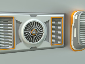 industrial kitbash-1 - 30 pieces 3D Model