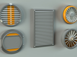 industrial kitbash-1 - 30 pieces 3D Model