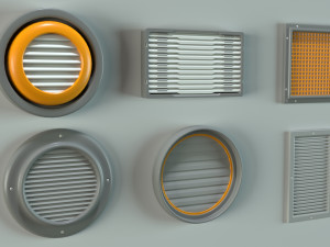 industrial kitbash-1 - 30 pieces 3D Model