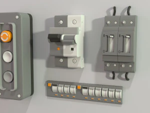 industrial kitbash - 2 - 105 pieces 3D Model