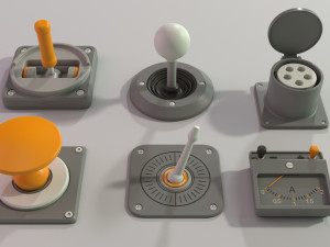 industrial kitbash - 2 - 105 pieces 3D Model