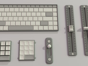 industrial kitbash - 2 - 105 pieces 3D Model