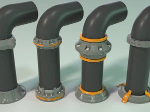 industrial kitbash - 3 - 70 pieces 3D Model