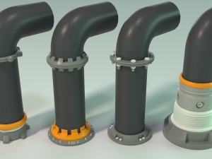 industrial kitbash - 3 - 70 pieces 3D 模型