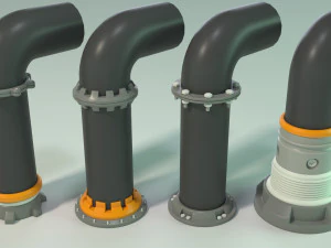 industrial kitbash - 3 - 70 pieces 3D Model