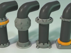 industrial kitbash - 3 - 70 pieces 3D Model