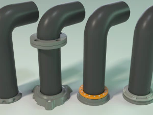 industrial kitbash - 3 - 70 pieces 3D Model