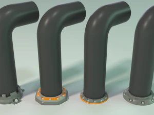 industrial kitbash - 3 - 70 pieces 3D Model