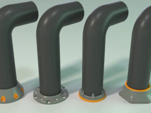 industrial kitbash - 3 - 70 pieces 3D Model