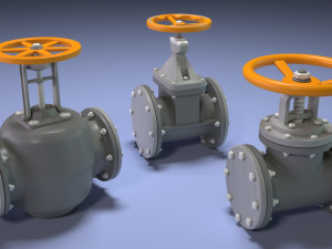 industrial kitbash 4 - 70 pieces Modelo 3D