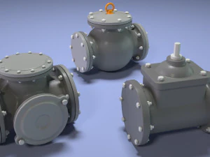 industrial kitbash 4 - 70 pieces 3D Model