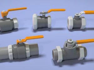industrial kitbash 4 - 70 pieces 3D Model