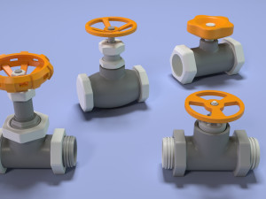 industrial kitbash 4 - 70 pieces Modelo 3D