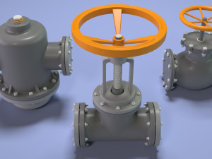 industrial kitbash 4 - 70 pieces Modelo 3D