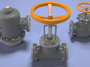 industrial kitbash 4 - 70 pieces 3D Model