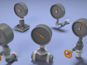 industrial kitbash 4 - 70 pieces 3D Model