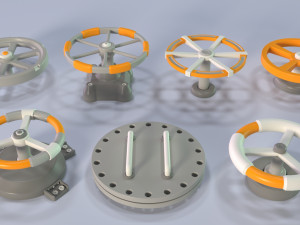 industrial kitbash 5 - 100 pieces Modelo 3D