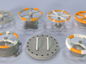 industrial kitbash 5 - 100 pieces 3D Model
