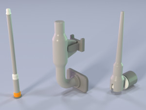 industrial kitbash 5 - 100 pieces Modelo 3D