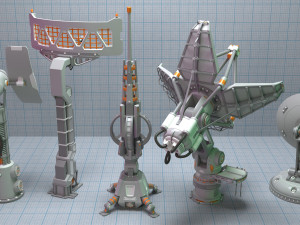 antenas collection 4 3D-Modell