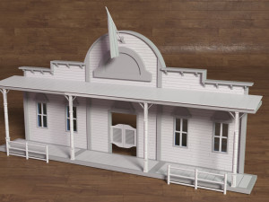 building facade collection 1 - 25 pieces 3D-Modell