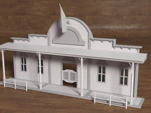 building facade collection 1 - 25 pieces 3D Model