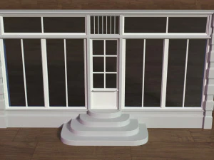 building facade collection 1 - 25 pieces 3D Model
