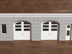 building facade collection 1 - 25 pieces 3D-Modell