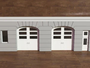 building facade collection 1 - 25 pieces 3D Model