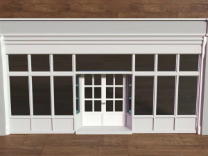 building facade collection 1 - 25 pieces 3D Model