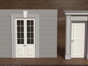 building facade collection 1 - 25 pieces 3D Model