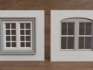 building facade collection 3 - 34 pieces Modèle 3D