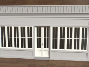 building facade collection 2 - 25 pieces 3D-Modell