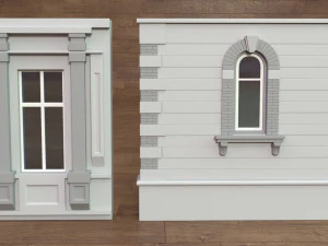 Building Facade Collection 4 - 34 pieces 3D Model