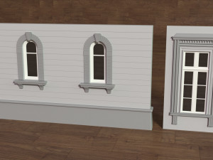 Building Facade Collection 5 - 35 pieces 3D मॉडल