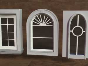 Building Facade Collection 5 - 35 pieces 3D मॉडल