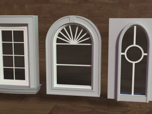Building Facade Collection 5 - 35 pieces 3D Model
