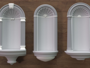 Building Facade Collection 7 - 88 pieces 3D Model