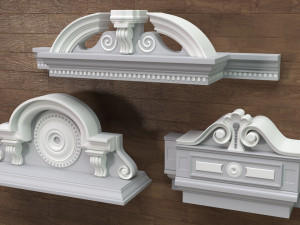 Building Facade Collection 7 - 88 pieces 3D Model